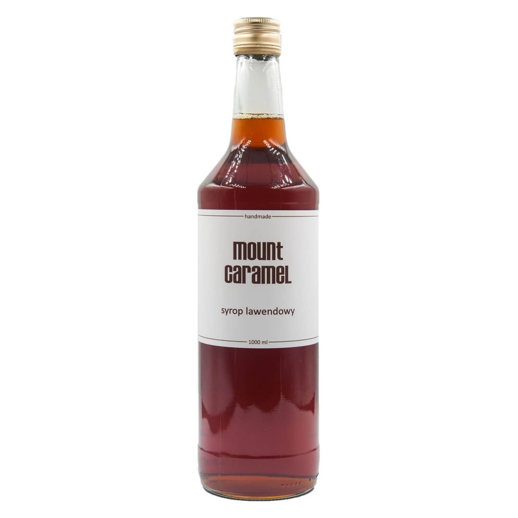 naturalny syrop do kawy Mount Caramel lawendowy 1000 ml