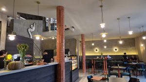 Wnętrze restauracji i kawiarni Jaremko Soli w Kołobrzegu