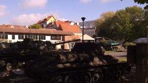 czołgi na placu Muzeum Oręża Polskiego w Kołobrzegu